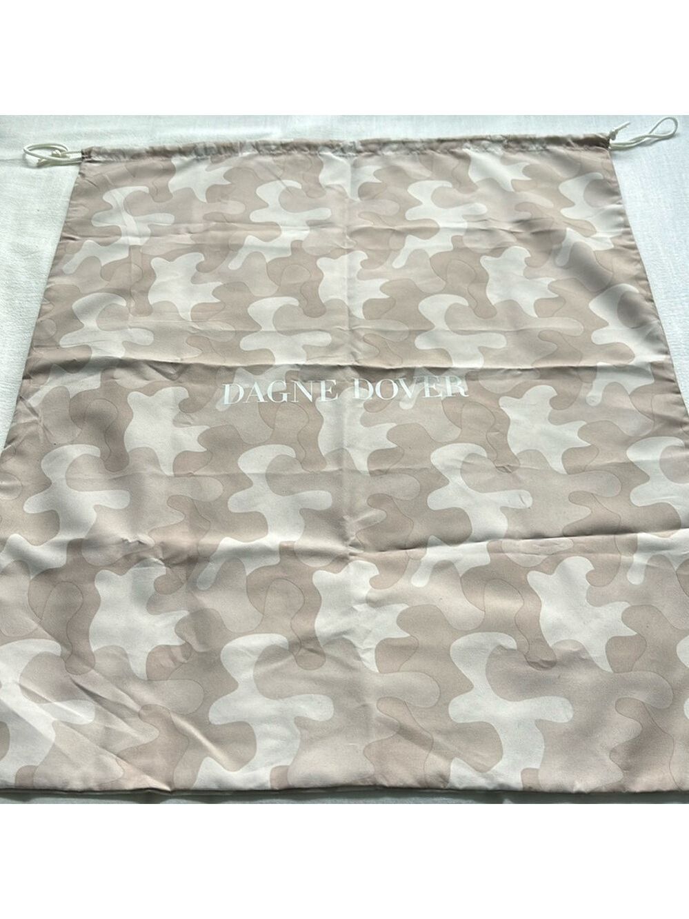 Dagne Dover Large Camo Dust Bag Logo Draw String